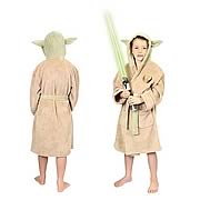 Star Wars Yoda Fleece Bath Robe Kids Medium